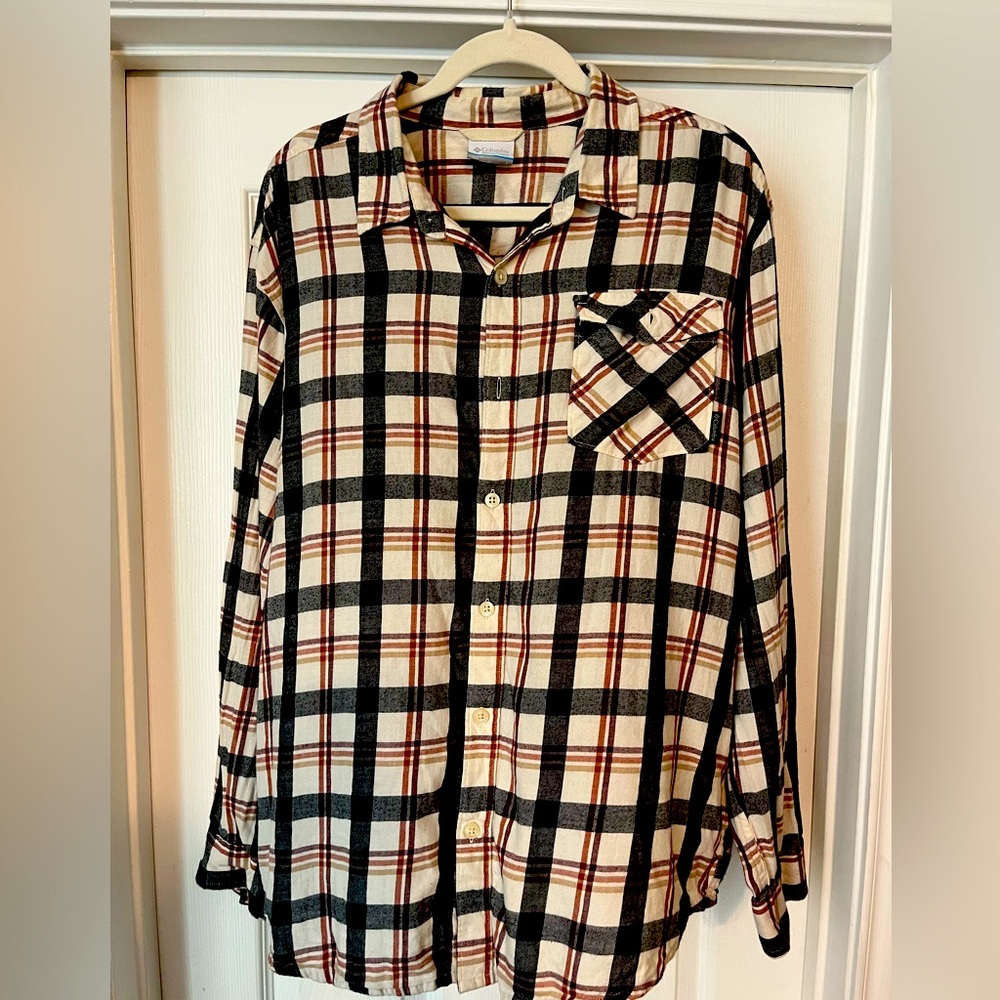 Columbia Men’s Long Sleeve Plaid Shirt